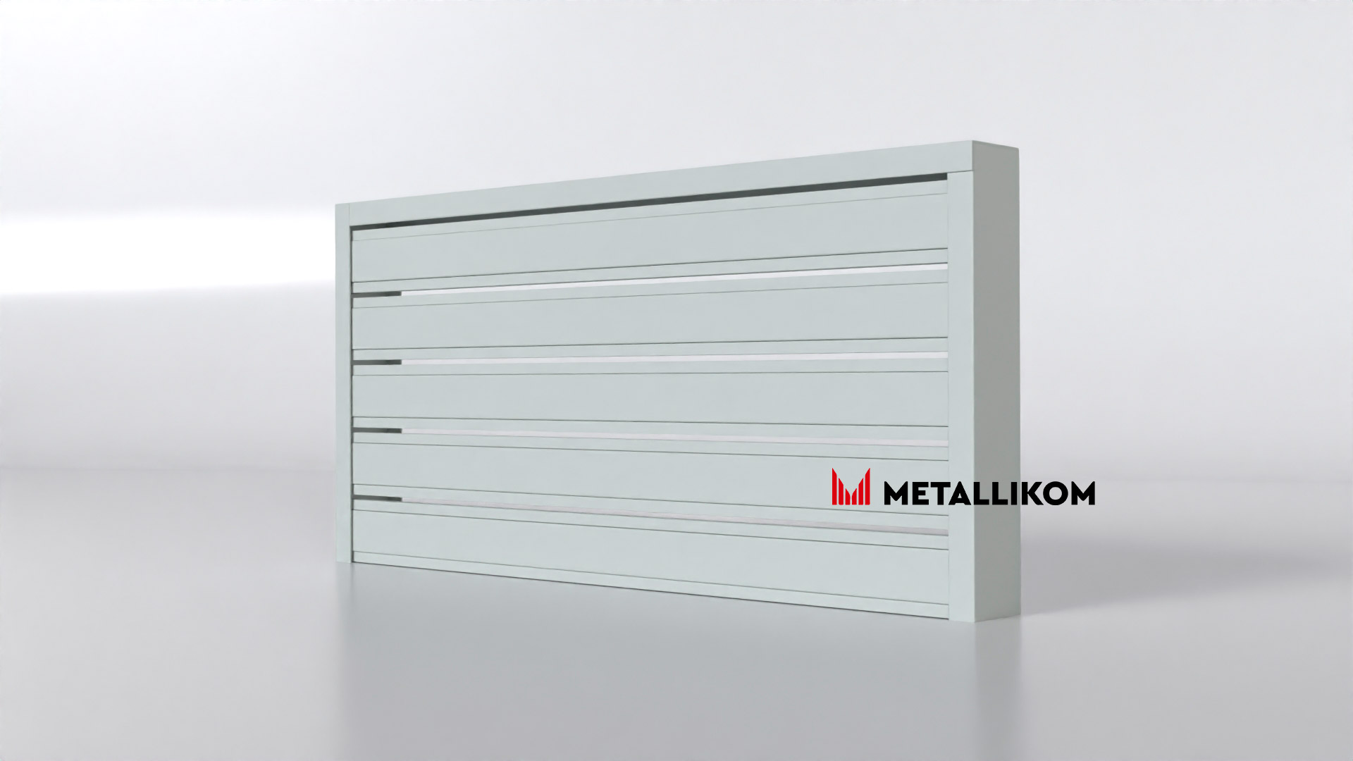 Планкен для забора 120 mm RAL 7035 – покрытие матвоое, толщина 0,45 мм