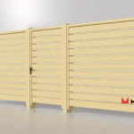 Планкен для забора 120 mm RAL 1014 – покрытие матвоое, толщина 0,45 мм в Минеральных Водах | фото 5
