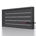 Планкен для забора ранчо 120 mm RAL 7024 – покрытие матовое, толщина 0,45 мм в Минеральных Водах | фото 4