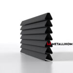 Ламели для забора жалюзи Premium U RAL 7024 – покрытие матовое, толщина 0,45 мм в Минеральных Водах | фото 2
