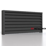 Ламели для забора жалюзи Premium U RAL 7024 – покрытие матовое, толщина 0,45 мм в Минеральных Водах | фото 4