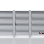 Ламели для забора жалюзи Premium U RAL 7004 – покрытие порошковое, толщина 0,45 мм в Минеральных Водах | фото 5