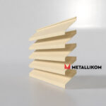 Ламели для забора жалюзи Royal Z RAL 1015 – покрытие матовое, толщина 0,45 мм в Минеральных Водах | фото 1